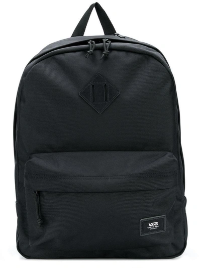 Shop Vans Logo Backpack - Black