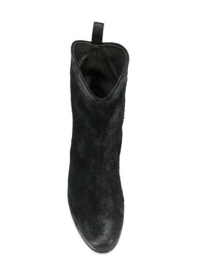 Shop Marsèll Smooth Ankle Boots In Black