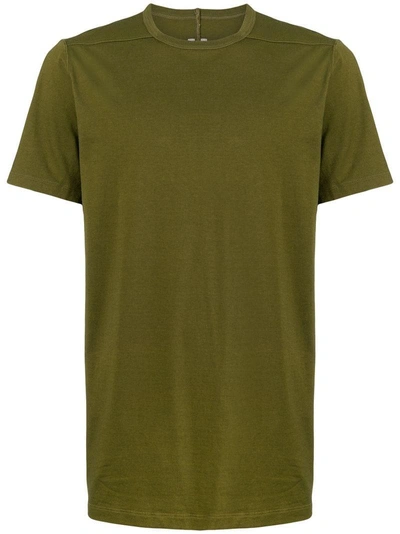 Shop Rick Owens Crewneck T-shirt - Green