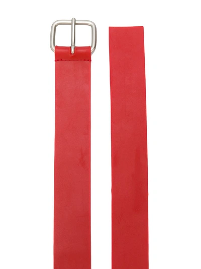 Shop Oamc Buckle Belt - Red