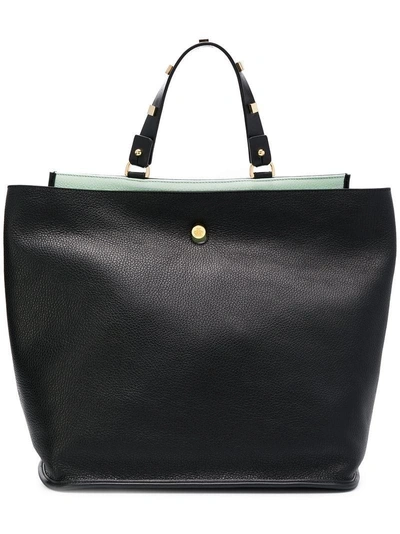Shop Giancarlo Petriglia Reversible Tote Bag - Black
