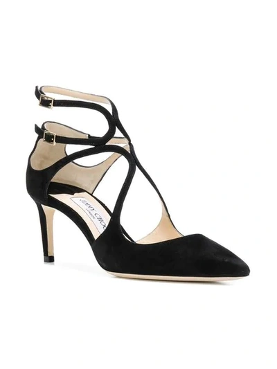 Shop Jimmy Choo 'lancer' Sandalen In Black