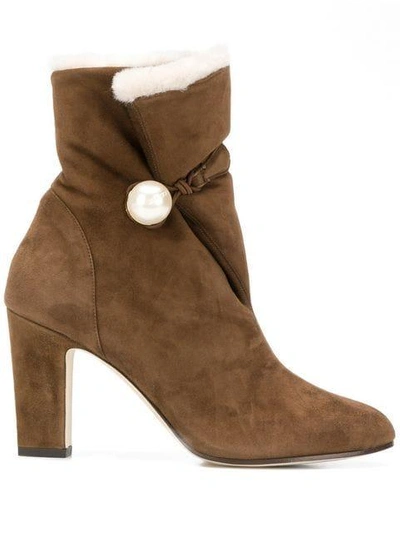 Shop Jimmy Choo Bethanie Boots In Brown