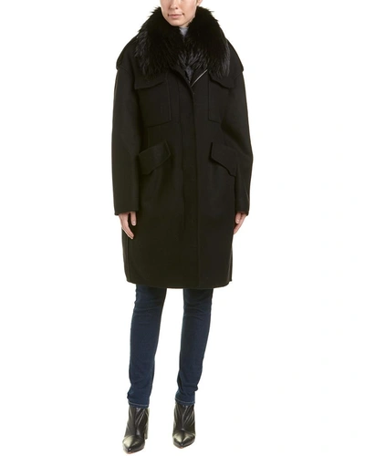 Shop Moncler Philliera Wool & Cashmere In Black