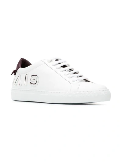 Shop Givenchy Logo Lace In White