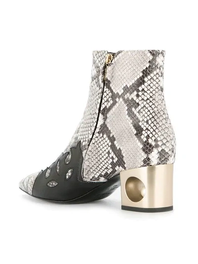 Shop Coliac Calvin Ankle Boots In Grey