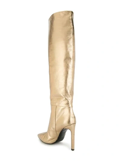 Shop Tomasini Metallic Knee High Boots
