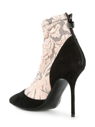 Shop Pierre Hardy Laced-illusion Pumps In Black