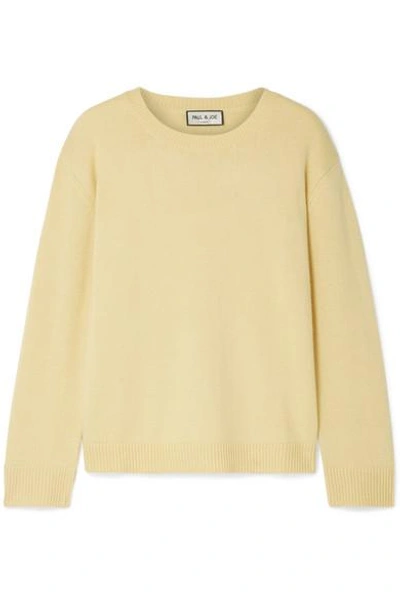Shop Paul & Joe Cashmere Sweater In Yellow