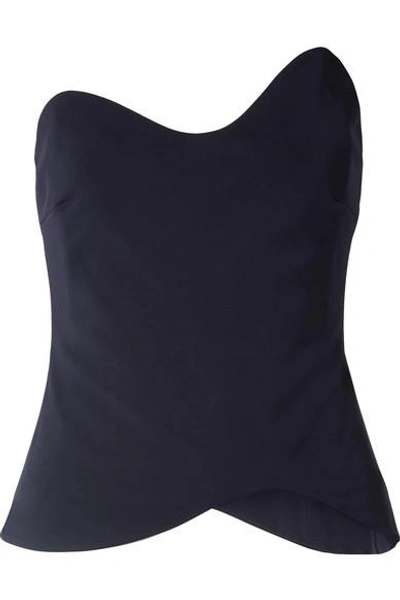 Shop Cushnie Et Ochs Stretch-crepe Bustier Top