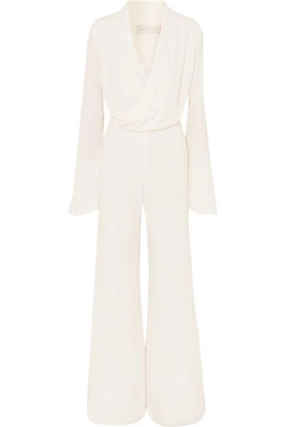 Shop Les Hã©roã¯nes The Betty Crepe Jumpsuit In White