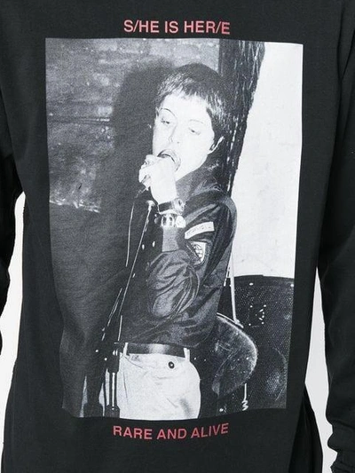 Shop Yang Li Rare And Alive Sweatshirt - Black