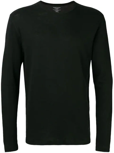Shop Majestic Filatures Crewneck Sweater - Black