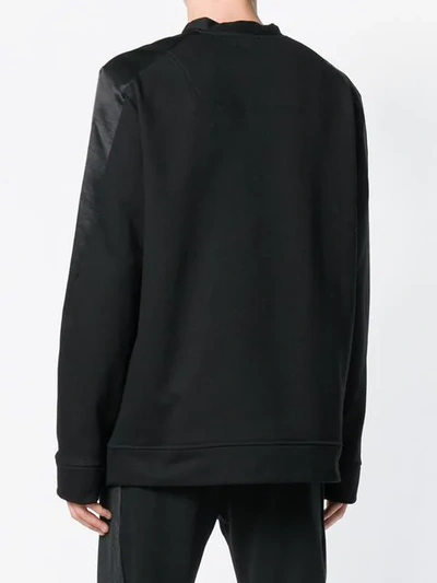 Shop Lost & Found Ria Dunn Smoke Printed Sweatshirt - Black