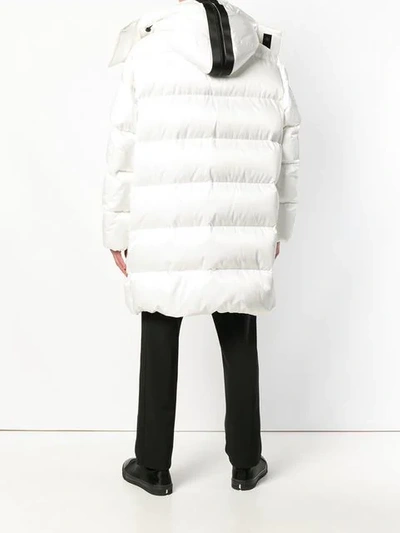 Shop Tom Ford Oversized Padded Coat In White