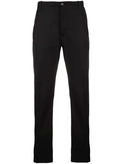 Shop Nine In The Morning Straight Leg Trousers - Black
