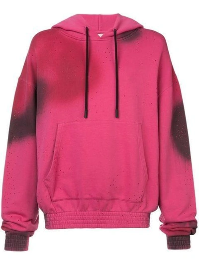 Shop Off-white Spray Hoodie In Pink