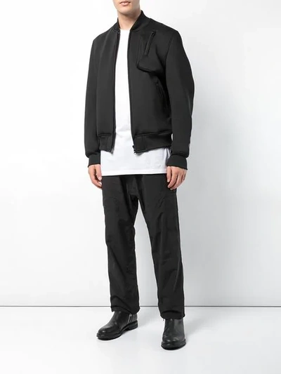 Shop 11 By Boris Bidjan Saberi Loose Fit Drop-crotch Trousers - Black