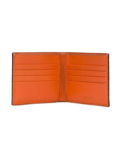 Shop Michael Kors Bryant Bifold Wallet In Orange