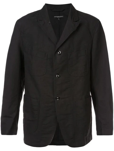 Shop Engineered Garments Wrinkled Blazer - Black