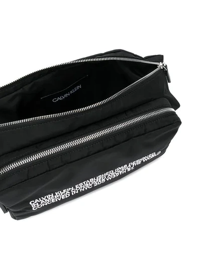 Shop Calvin Klein 205w39nyc Branded Belt Bag In Black