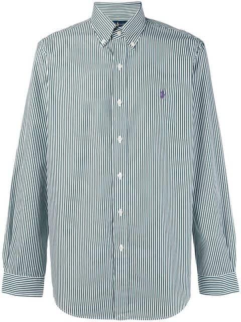 green striped ralph lauren shirt