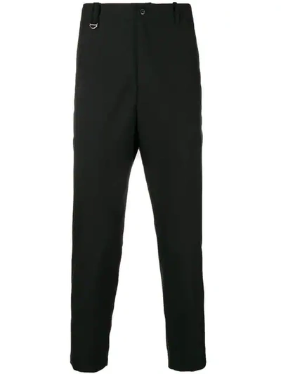 Shop Oamc Tailored Fitted Trousers In Black
