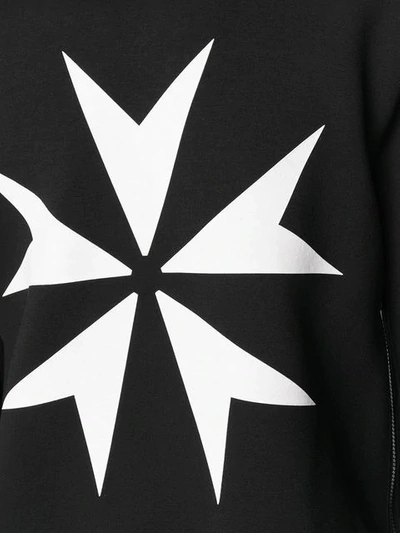 Shop Neil Barrett Logo Sweatshirt - Black