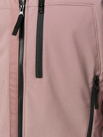 Shop Stone Island Hooded Jacket - Pink