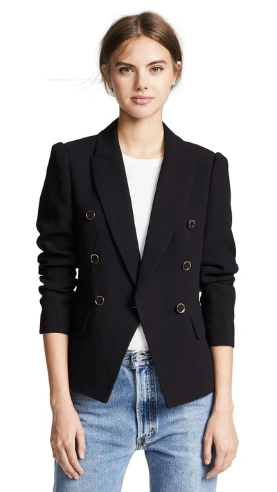 Shop Club Monaco Jowdie Button Blazer In Black