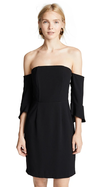 Shop Cupcakes And Cashmere Lexy Dress In Black