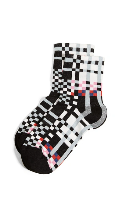 Shop Hysteria Polly Ankle Socks In Black/multi