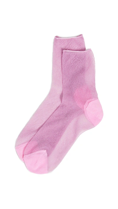 Shop Hysteria Emma Ankle Socks In Pink