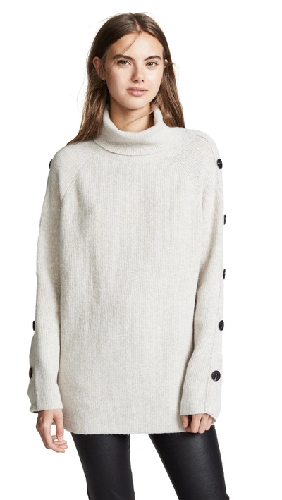 Shop Line Jasper Turtleneck Sweater In Sandcastle