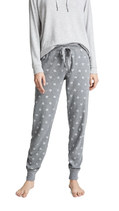 Shop Pj Salvage Wild Heart Pj Bottoms In Heather Grey