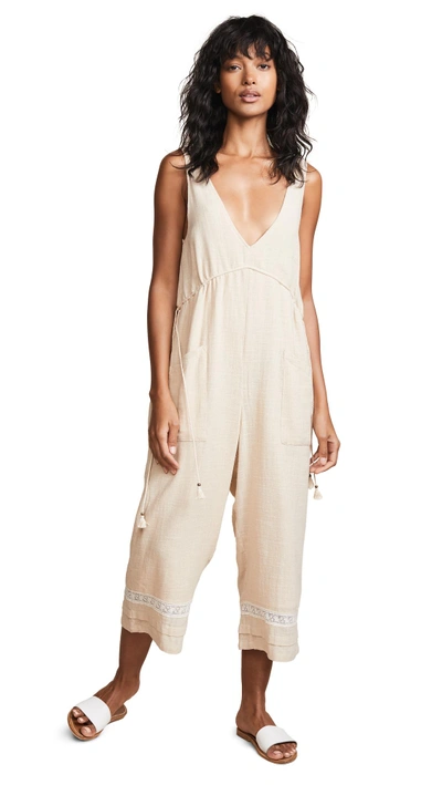 Shop Spell And The Gypsy Collective Paloma Jumpsuit In Neutral