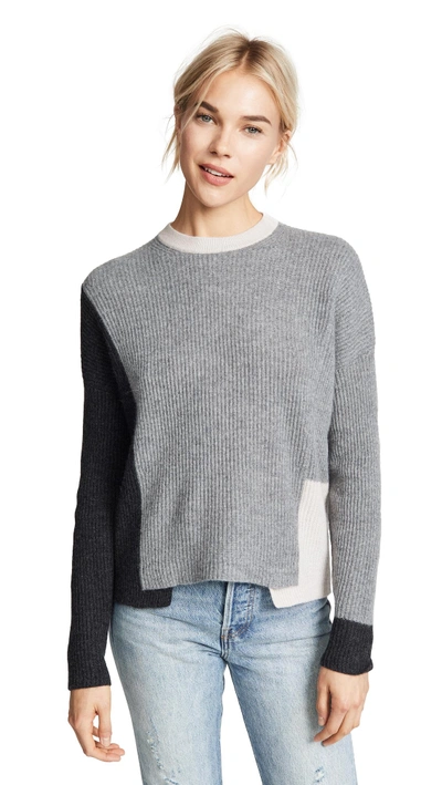 Shop 360 Sweater Cashmere Akima Sweater In Graphite