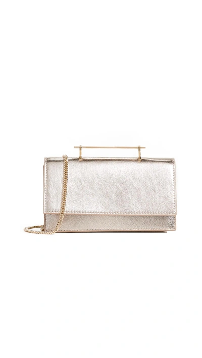 Shop M2malletier Alexia Shoulder Bag In Metallic Gold