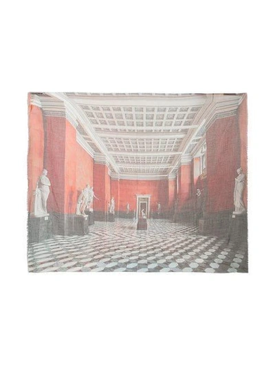Shop Faliero Sarti Hermitage Printed Scarf  In Hermitage San Pietro Burgo 61940 145x180