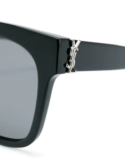 Shop Saint Laurent Classic 51 Sunglasses In Black