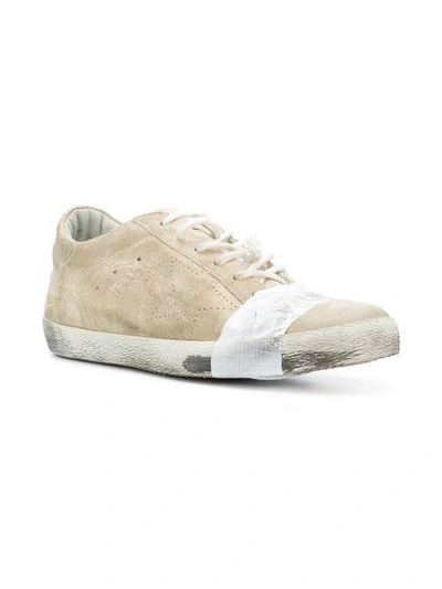 Shop Golden Goose Superstar Sneakers In Neutrals