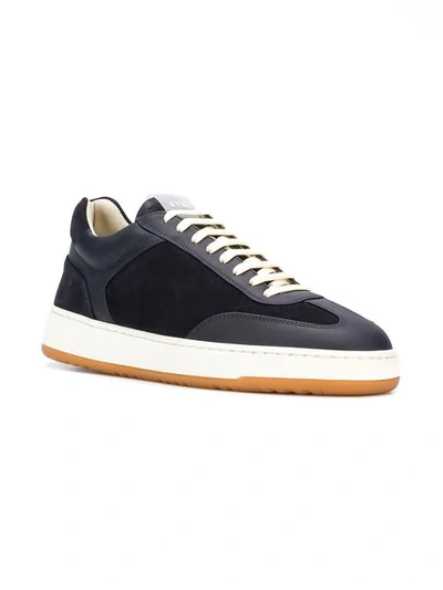 Shop Etq. Panelled Low Top Sneakers - Blue
