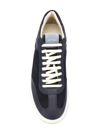 Shop Etq. Panelled Low Top Sneakers - Blue