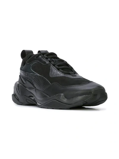 Shop Puma Thunder Desert Sneakers - Black
