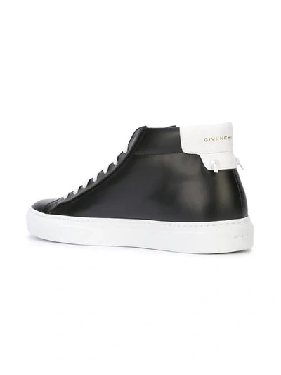 Shop Givenchy Side Logo Sneakers - Black