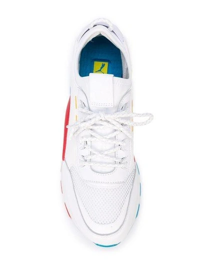 Shop Puma Colour-blocked Sneakers - White