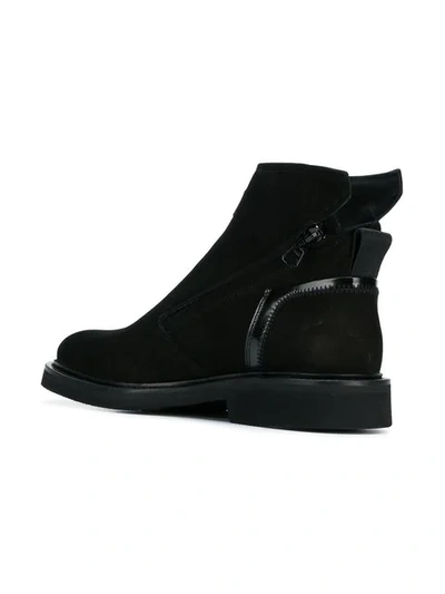 Shop Bruno Bordese Zipped Ankle Boots In Black