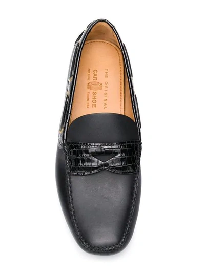 Shop Car Shoe Penny Loafers In Black