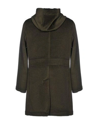 Shop Kired Coat In Dark Green