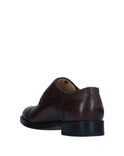 Shop Alexander Laced Shoes In Dark Brown